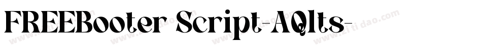 FREEBooter Script-AQlts字体转换